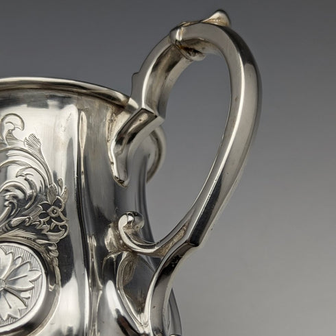 1856年 英国アンティーク 純銀製マグカップ 164g